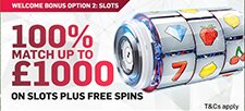 Up to £1000 Alternative Slots Bonus Plus Free Spins at Betfair